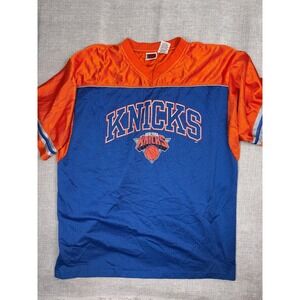 Vintage Iron Knights Athletics Knicks Jersey Mens XL Blue Orange